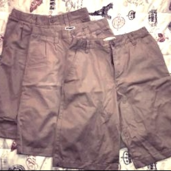 Old Navy Other - 3 Pairs OLD NAVY Boys Khaki Uniform Shorts, Sz. 16
